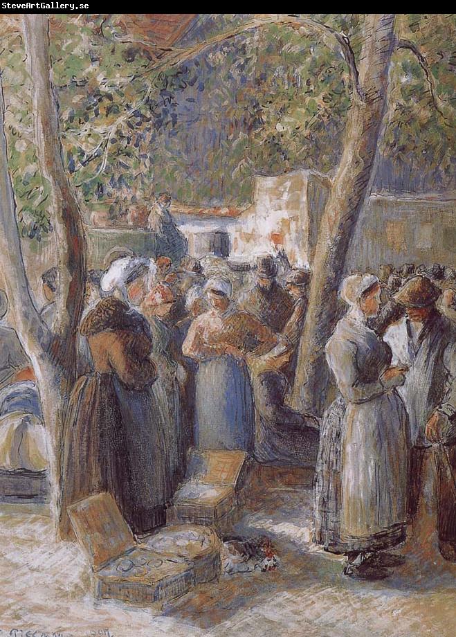 Camille Pissarro market